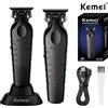 Kemei KM-2299 Tagliacapelli da uomo Tagliacapelli elettrico professionale Tagliacapelli da barbiere ricaricabile USB Tagliacapelli elettrico da uomo