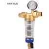 OSWNKW-05 Prefiltro Depuratore per Tutta la Casa, Filtro Acqua a Sedimenti Spin-Down, Sistema Prefiltro Centrale con Retrolavaggio e Rete in Acciaio Inossidabile