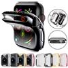 PEO Cover in TPU per custodia per apple watch serie 9 8 7 6 5 4 3 SE 41mm 45mm 42-44mm-40mm protezione schermo Accessori per cinturino apple watch