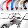 NONE 2/5M bordo della portiera dell'auto protezione antigraffio in gomma strisce di protezione di tipo U Anti collisione guarnizione in gomma per auto con protezione