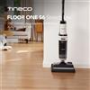 TINECO Aspirapolvere Tineco Floor ONE S6 Stretch Lite Wet Dry, 180 ° Aspirapolvere Lay Flat Wet, autonomia di 40 minuti, pulizia dei bordi su entrambi i lati, raggiunge i mobili bassi per la rimozione dei
