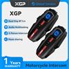 XGP Interfono per Casco Moto XPG con Bluetooth 5.4, Vivavoce, Impermeabile IP67, Condivisione Musica per 2 Motociclisti, Cuffie con Portata 1000M