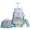 HTgroce Zainetti per Bambina Trolley per Zaino Prima Elementare Bambina Unicorno