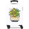 El Potro Nickelodeon Ninja Attack Valigia per Bambini Rigida Chiusura a combinazione Laterale 4 Ruote Bagaglio a Mano è realizzato in ABS, un materiale rigido e leggero. Joumma Bags., bianco, Taglia unica