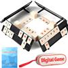 HTGWCG Gioco da Tavolo Rummy in classico con 4 banchetti pieghevoli in una borsa da viaggio estremamente robusta, giochi da tavolo per adulti e bambini dai 7 anni in su