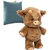 Lezaota Muccas Peluche Che Cammina Nell Aria, Peluche Muccas Highland Che Corre, Peluches Della MuccaChe Corre, Grande 45 Cm, Morbido Antistress, Orsetto Coccolone Per Bambini, Adulti E Decorazione Camera