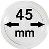 LINDNER Das Original Capsule per Monete Ø 45 mm Interno, Confezione da 10