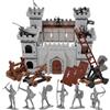 ORFOFE Militare di Catapulta Cavallo da Guerra in Plastica, Giocattolo Militari Realistico e Decorativo per Collezionismo e Gioco