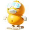 X-Institute Anatra da Sci Giocattolo A Carica per Bambini Giocattolo Educativo in Plastica Colori Vivaci Cartone Animato Anatra da Sci Meccanica A Carica