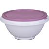 Zenker Ciotola grande Sweet Sensation con coperchio, 4,5 litri, perfetta per gli amanti della cottura e della cucina, fondo antiscivolo, lavabile in lavastoviglie, colore: bianco/rosa