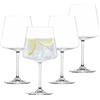 SCHOTT ZWIESEL MioVino - Bicchieri da vino rosso bordeaux (set da 4), moderni bicchieri da vino per Borgogna e bevande a spruzzo, lavabili in lavastoviglie, made in Germany (art. n. 124465)
