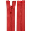 cyclingcolors 2x Cerniera Lampo n. 5 70 cm Chiusure Cursore Tirante Zip Poliestere Abbagliamento Arredamento Cucito Giacche, Rosso