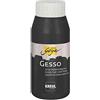KREUL 85282 - SOLO GOYA Gesso nero, 750 ml, fondo per superfici pittoriche scure su base acrilica semi-gessata, impermeabile e con buona copertura
