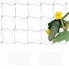 Relaxdays Rete per Piante Rampicanti, 3 Sostegni per Pomodori e Cetrioli Orto, Supporto Ortaggi, Maglie 10 cm, PE, Verde