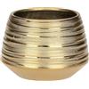 THUN - Cachepot in ceramica oro, piccolo-Ø14 cm