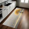 Generic Oro Tappeto Cucina 50x220 cm Albero della vita sul fiume Antiscivolo Lavabile Moderno Passatoia Cucina Corridoio Comodino Runner Decorativo