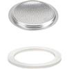Jumplushion Guarnizione di ricambio per 1-12 tazze di caffè espresso moka fornello pentola di ricambio in gomma siliconica guarnizione tazza guarnizione guarnizione + setaccio (12 tazze + setaccio)