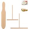 ZHANChen 3 Pezzi Stendi Crepes Spatola Cucina Rastrello per Stendere Crêpes Distributore di Crepes Spatola per Pancake Spatola Professionale per Crêpes Pancakes Torte