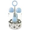 Alessi Servizio olio aceto sale pepe decoro rombi