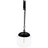 Velamp Sospensione solare LED filament, diametro 10cm. nero