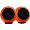 Elipson Planet L Performance 2.0 arancione opaco (set da 2) - Diffusore da scaffale, 2, 100 W, Bass-reflex, 8 ohm