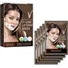 KOAHDE KOADHE Maschera Lifting Facciale Doppio Mento,Doppio Mento Cintura Viso V-Line,Maschera Linea V,Maschera Idratante per Lifting Facciale Linea V,Maschera Dimagrante Per Il Mento,5PC