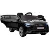 Macchina Elettrica Per Bambini 3-5 Anni Con Telecomando E Cinture Di Sicurezza, Auto A 12v Con Luci E Musica, 3-8km/h, Nero§ Italy