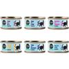 Cosma Nature Pacco misto umido per gatto - 6 x 70 g Adult: 4 gusti al Tonno + 2 al Pollo