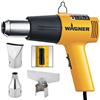 Wagner Spraytech 2417344 HT1000 Kit pistola termica, 3 ugelli inclusi, 2 impostazioni di temperatura 750 ° F e 1000 F, ideale per involucro termoretraibile, ammorbidire vernice, piegare tubi in