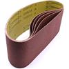 HobbyPower24 10 nastri abrasivi, 100 x 560 mm, grana 40, nastro abrasivo per levigatrici a nastro