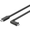Ram Mounts Cavo USB-C con Connettore ad angolo retto, IP54, 15cm