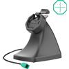 Ram Mounts Snap-In Docking Station per Chioschi GDS Uni-Conn D10, a molla, Pogo-pin, RJ45 - PoE, nero
