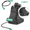 Ram Mounts Stazione di ricarica GDS Uni-Conn D14, Blocco a chiave, USB-A, USB-C, nero