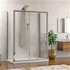 KAMALU Box doccia 3 lati 80x100x80 apertura scorrevole vetro trasparente K410NS