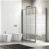 KAMALU Box doccia 80x140 altezza 180 cm apertura scorrimento KP3000S