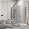 KAMALU Box doccia 170x90 doppio scorrevole altezza 180cm | KAM-KNF6000S