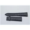 BREGUET Bracciale In Pelle 22MM Per Chiusura A Dente 18MM Nero Nuovo