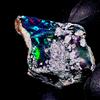 OPAL EMPIRE Fire Opal Naturale Pietra Grezza Opale Nero Etiopia 15.5Ct 24x20mm