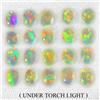 Gemsporium Opale Fuoco A 4,23ct Taglio Ovale AAA Flash Floreale Gioco Di Colore 20pz 5x4mm