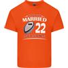 Gildan T-Shirt In Cotone Per Uomo Del 22° Anniversario Di Matrimonio