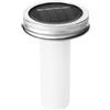 Generic Lampada solare di ricambio Top - 12 LED Fiamma Luce del Sole Barattolo Luce Solare Masoon Jar Light | Coperchio in Vetro Creativo Luce Decorativa da Giardino 6-8 ore di Ricarica, per