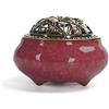 Holzsammlung Bruciatore per Porta Incenso, Diffusore di Incenso, Bruciatore di Incenso in Ceramica Portatile con Bastone in Ottone Incenso Calabash per Yoga Ufficio, Creative Arredamento Idea Regalo