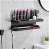 Morwealth 2 in 1, supporto da parete per asciugacapelli Dyson Airwrap, senza foratura, facile da riporre esteticamente gradevole, per asciugacapelli Dyson, supporto da parete e organizer in materiale