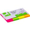 Q-Connect Segnapagina Q-Connect Index Marker neon 20x50 mm assortiti dispenser 4 blocchetti da 50 - KF01226