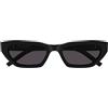 Saint Laurent Occhiali da Sole SL M126 001 Nero/Grigio Unisex 54/20/140