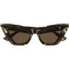 Bottega Veneta Occhiali da Sole BV1101S 002 Marrone/Marrone Donna 53/17/140