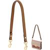 PH PandaHall 64m Manico per Borsa in Pelle a Spalla Tracolla per Borsa in Pelle Marrone, Cinghia di Ricambio Sostitutivo per Borse da Ascella e Borsette Fai da Te