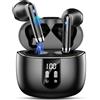 Drsaec Cuffie Bluetooth 5.4, 2026 Nuovo Auricolari Bluetooth 6D StereoCuffie Wireless in Ear con 6 ENC Mic, 56Ore Cuffie Senza Fili Cancellazione Rumore IP7 Impermeabili Sport Cuffiette