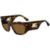 Etro GAFAS ETRO - Modelo: ETRO 0074/G/S_ C: PATTERN HAVANA/Eye size: 55 - Bridge size: 21 Cura della persona e salute