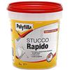 POLYFILLA STUCCO RAPIDO per Interno, Essicazione in 15minuti, in Pasta BIANCO 1KG